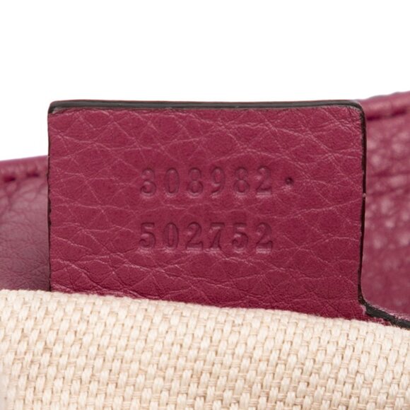 GUCCI Authentic Purple Leather Shoulder Bag - Picture 6 of 6